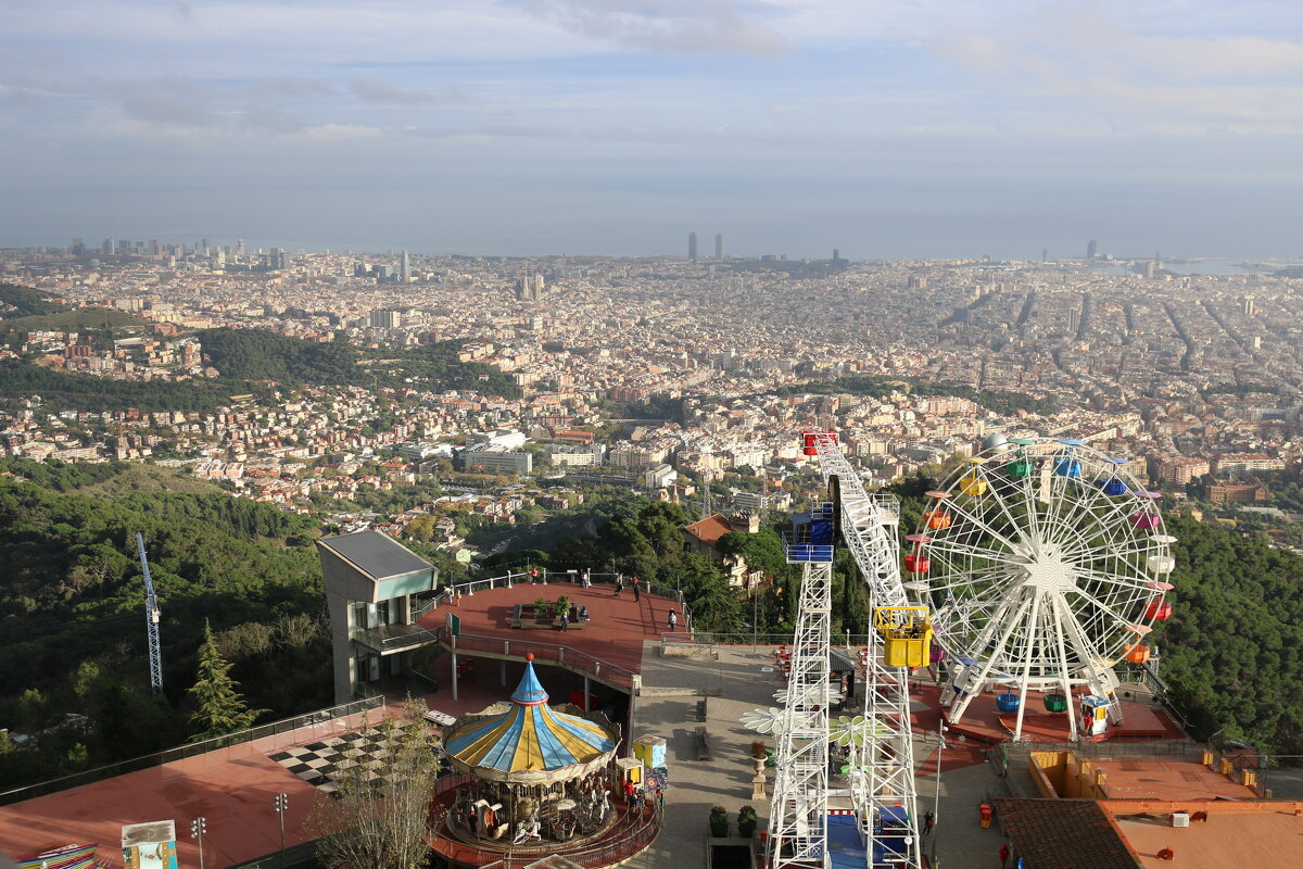 Барселона с высоты храма Святого Сердца - Ольга 