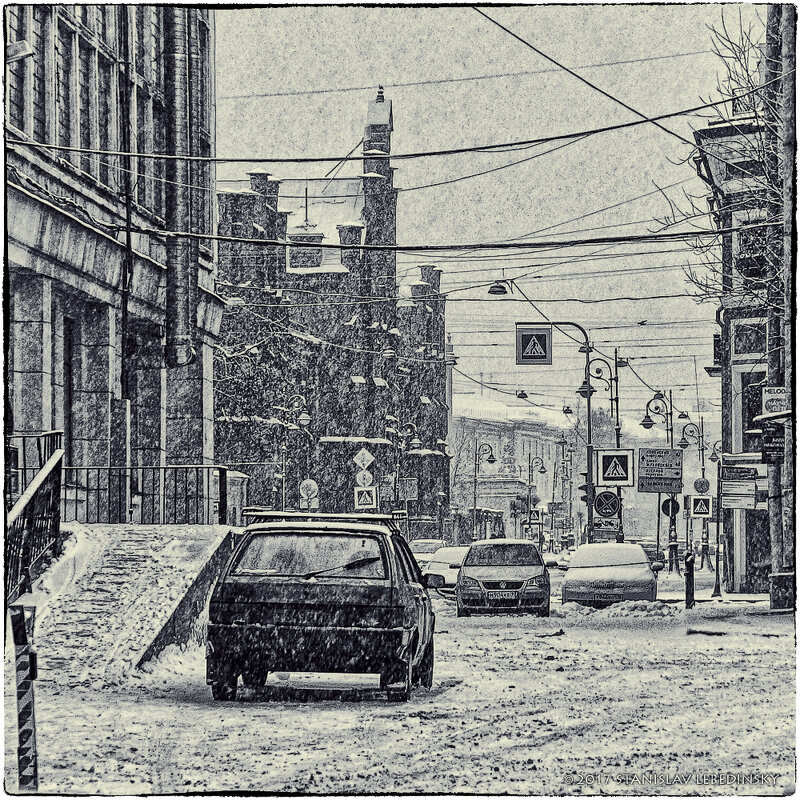 My magic Petersburg_02364_Некрасовский рынок. Начало Лиговского пр. - Станислав Лебединский