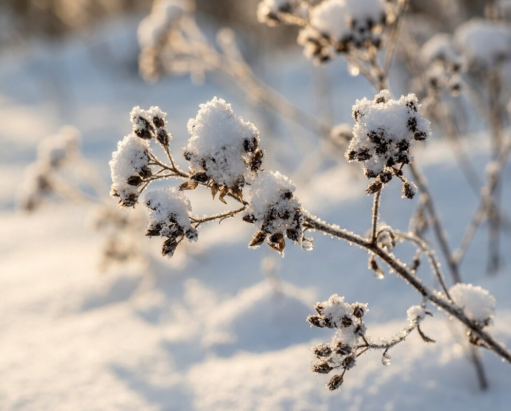 Сухие цветы зимой - Лилия 