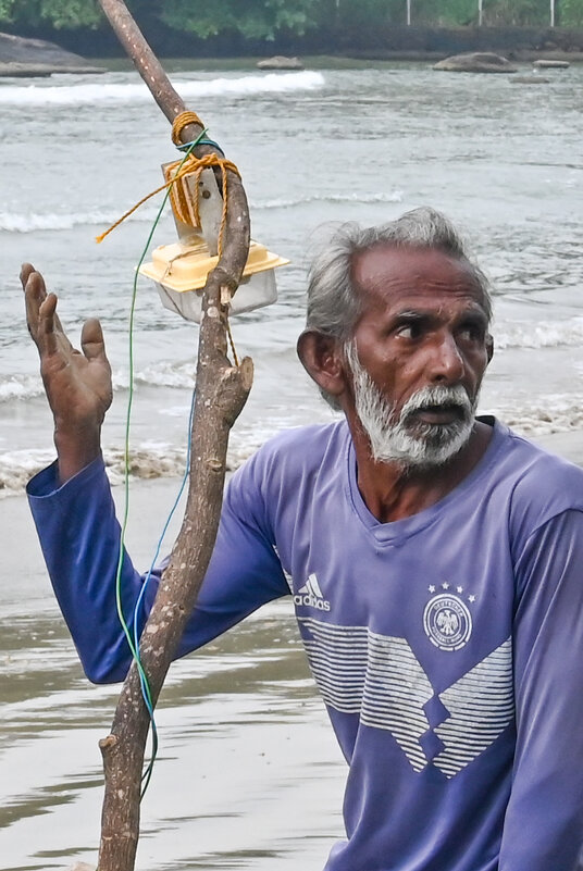 Шри-Ланка. Портрет рыбака. - Александр Беляков