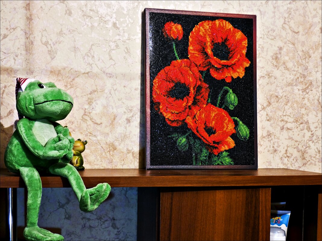 Мозаика "Маки" - Валентина *