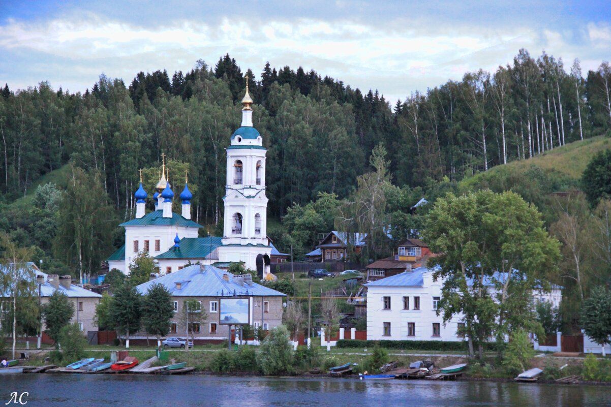 Церковь Святой Варвары в городе Плёс - Любовь Сахарова Церковь Святой Варвары в городе Плёс - Любовь Сахарова