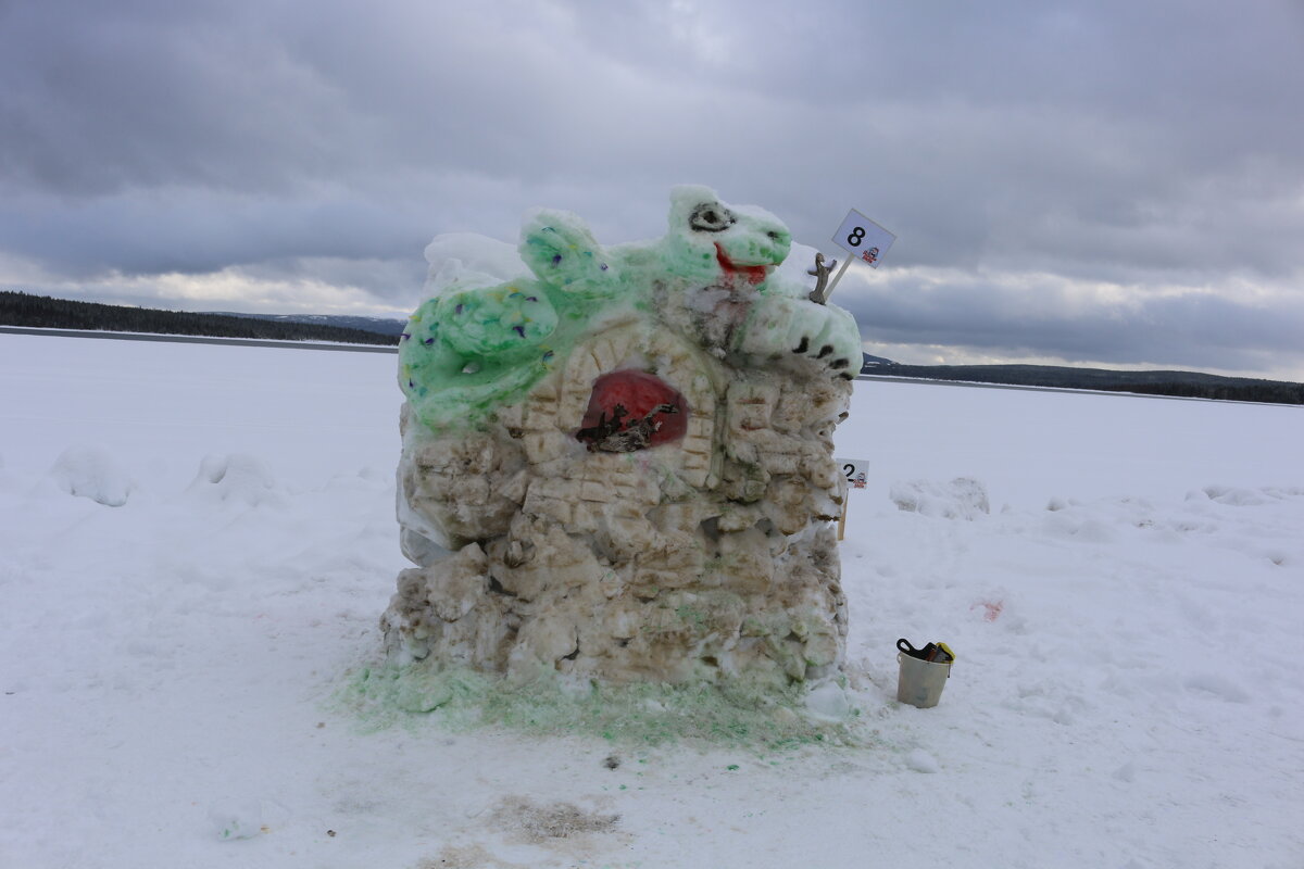 На фестивале снежных скульптур - Ольга 