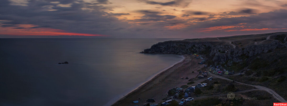 Рассветная идиллия палаточного берега - Игорь Сарапулов Рассветная идиллия палаточного берега - Игорь Сарапулов