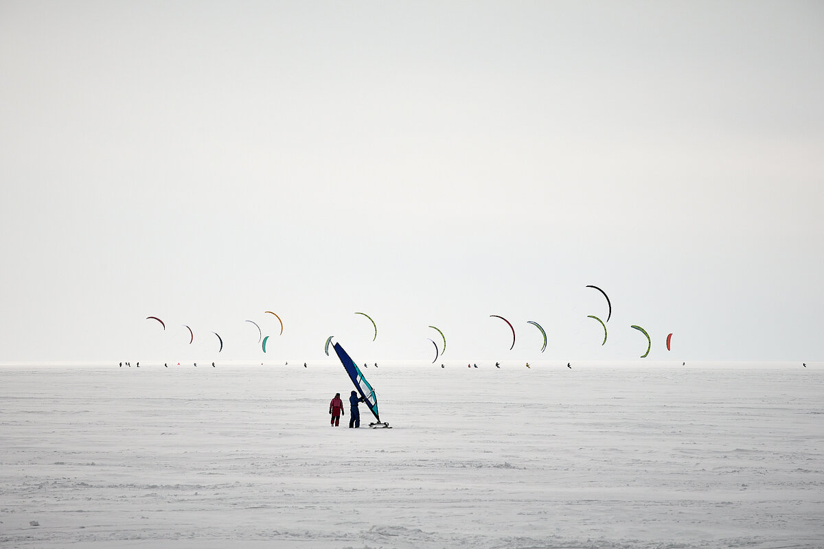 Зимние парусные забавы в Сибири - Леонид 