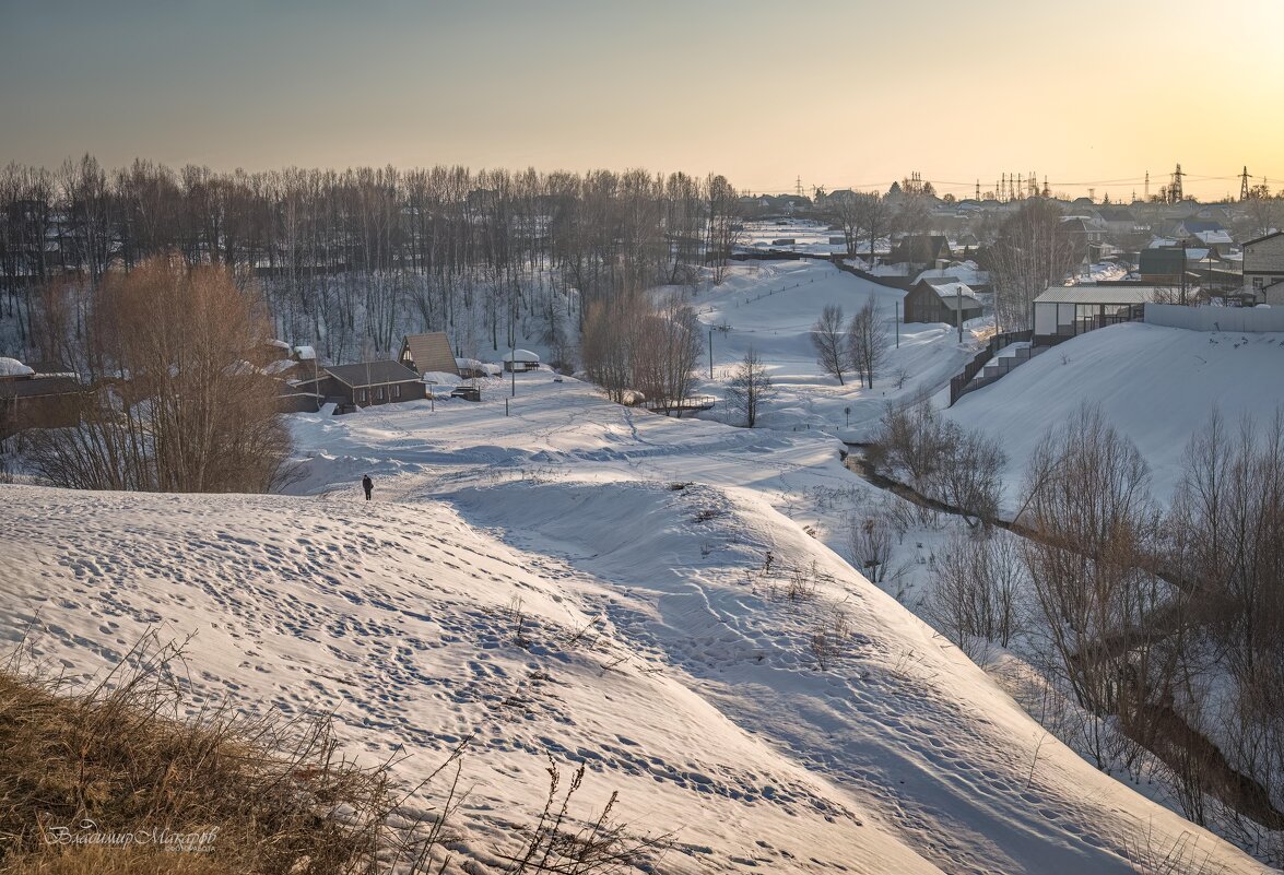 "Потепление. Проседание снега"© - Владимир Макаров