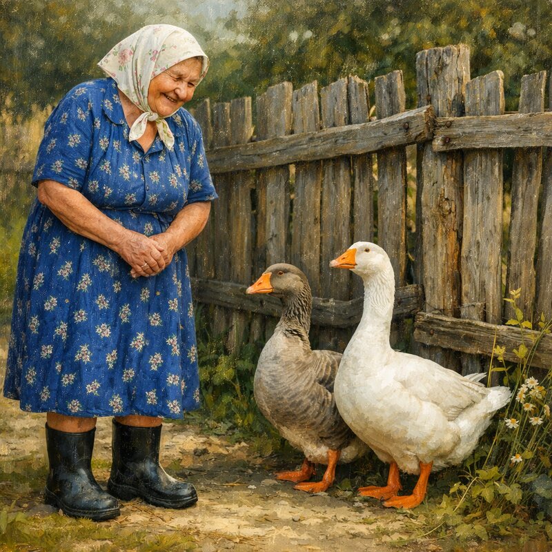 «Жили у бабуси два веселых гуся» - Денис Бочкарёв