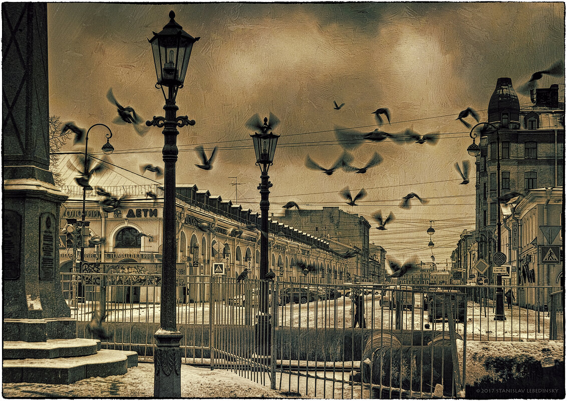 My magic Petersburg_02417_на пересечении Б-го проспекта и  7-й линии В.О. - Станислав Лебединский