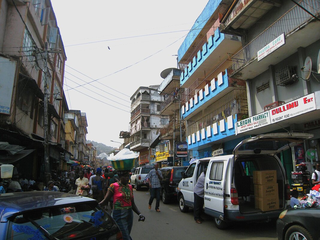 Кусочек Фритауна, столицы Сьерра-Леоне. - unix (Илья Утропов)