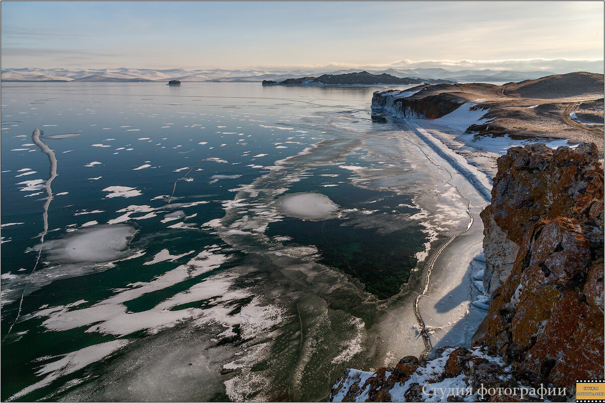 Зимний Байкал с мыса Цаган-Хушун - Студия фотографии