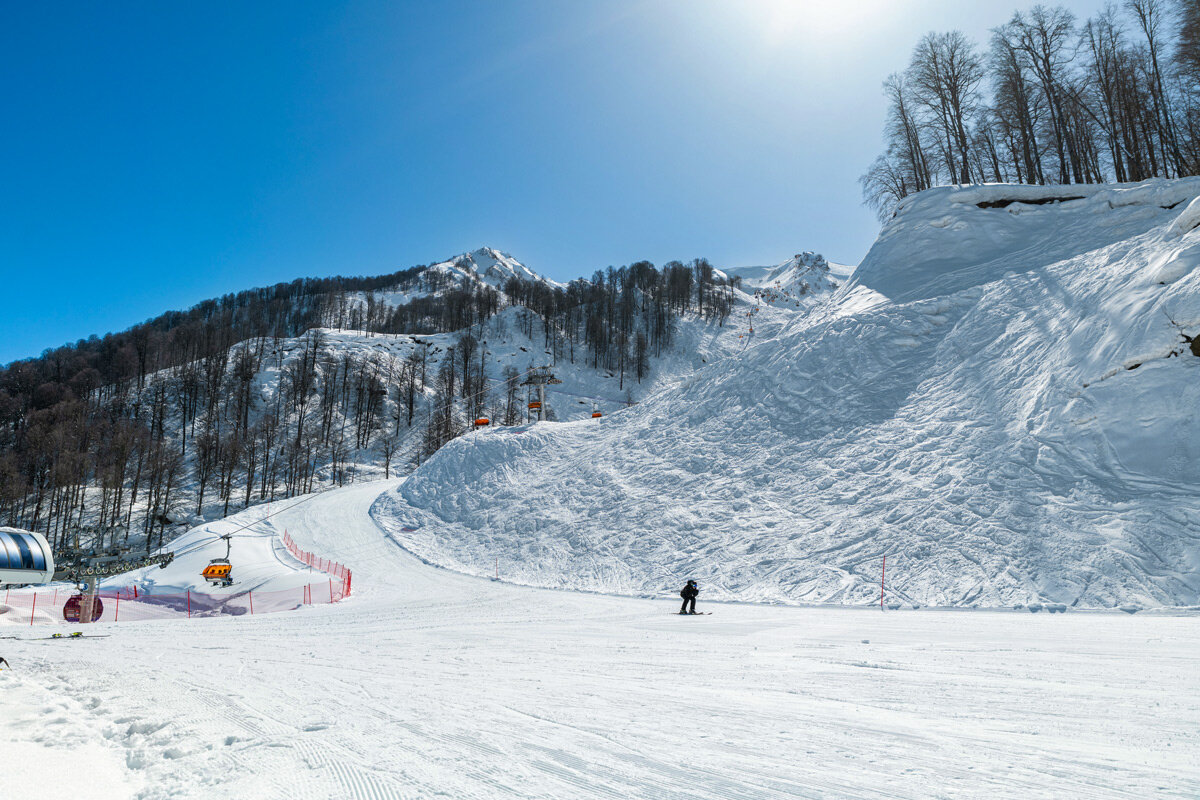 Горнолыжный курорт Альпика, Красная поляна, Сочи. - Дина Евсеева