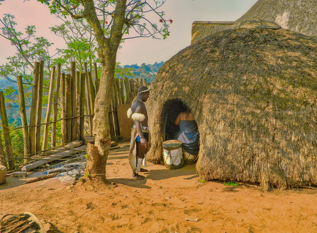 Зулусская деревня и её обитатели - Андрей K. Зулусская деревня и её обитатели - Андрей K.