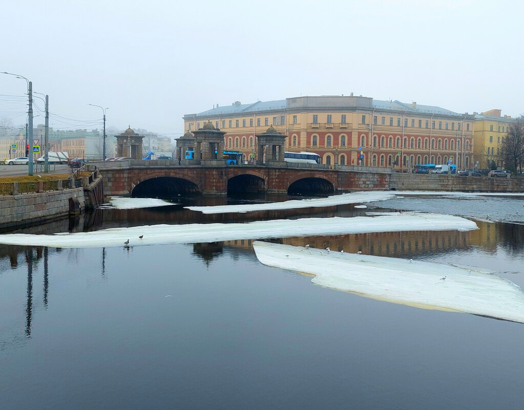Старо-Калинкин мост, река Фонтанка - Ирина Румянцева