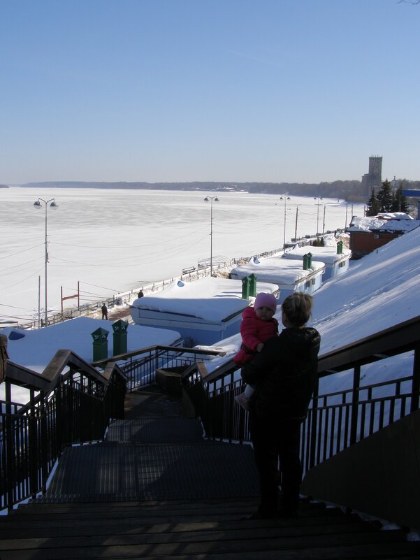 Волга в Кинешме - Анна Воробьева