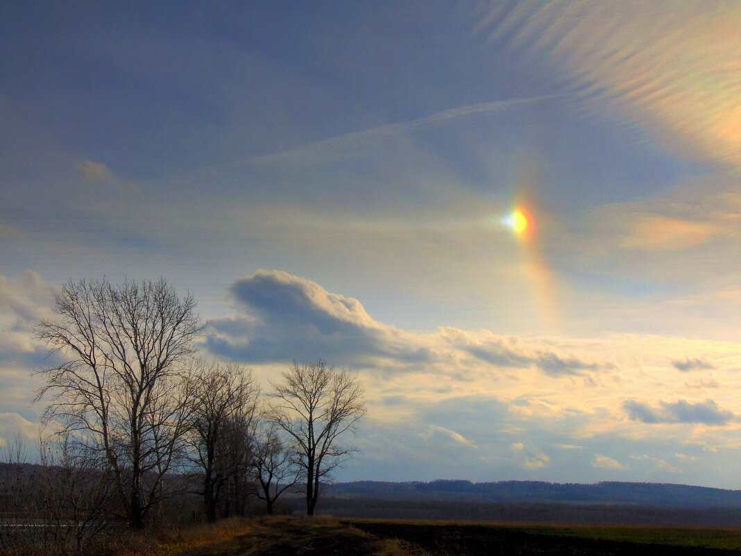 Гало в небе. - nadyasilyuk Вознюк