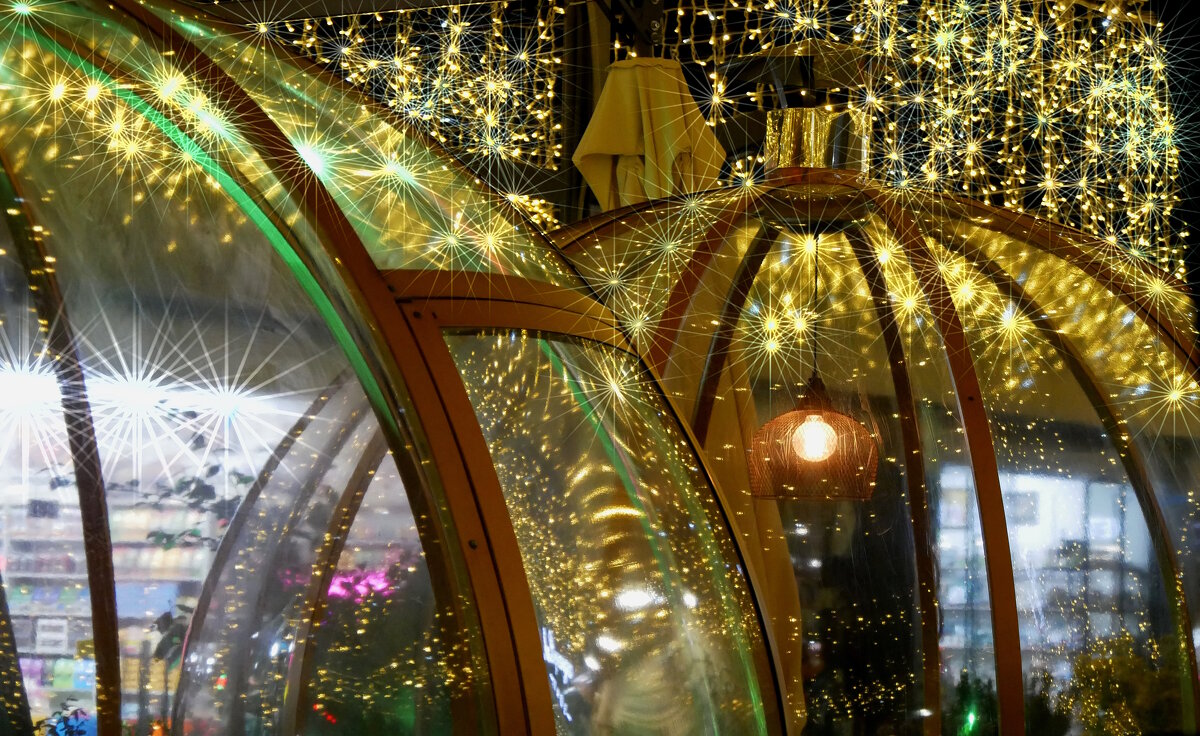 Тёплые беседки или вечерний променад. - Alexey YakovLev