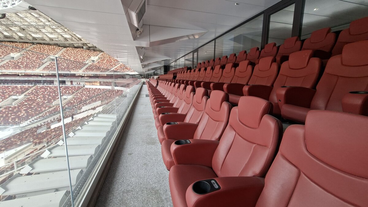 Президентская ложа на стадионе «Лужники» - ИРЭН@ .