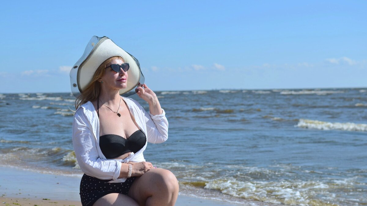 На берегу Финского залива - Магомед .