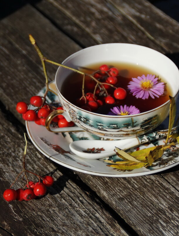 Осенний чай .. - Татьян@ Ивановна