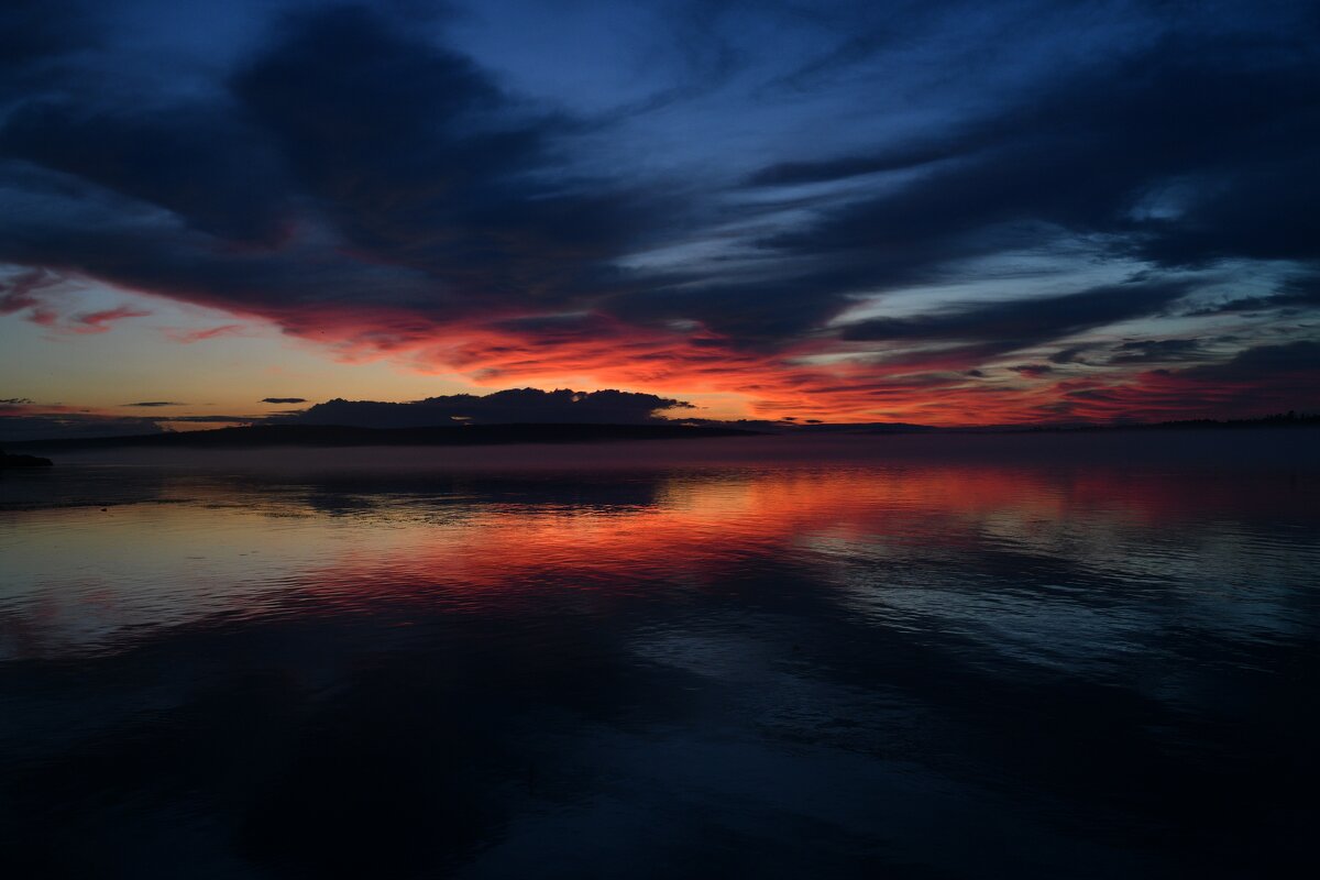 Ангара после заката - Сергей Шаврин