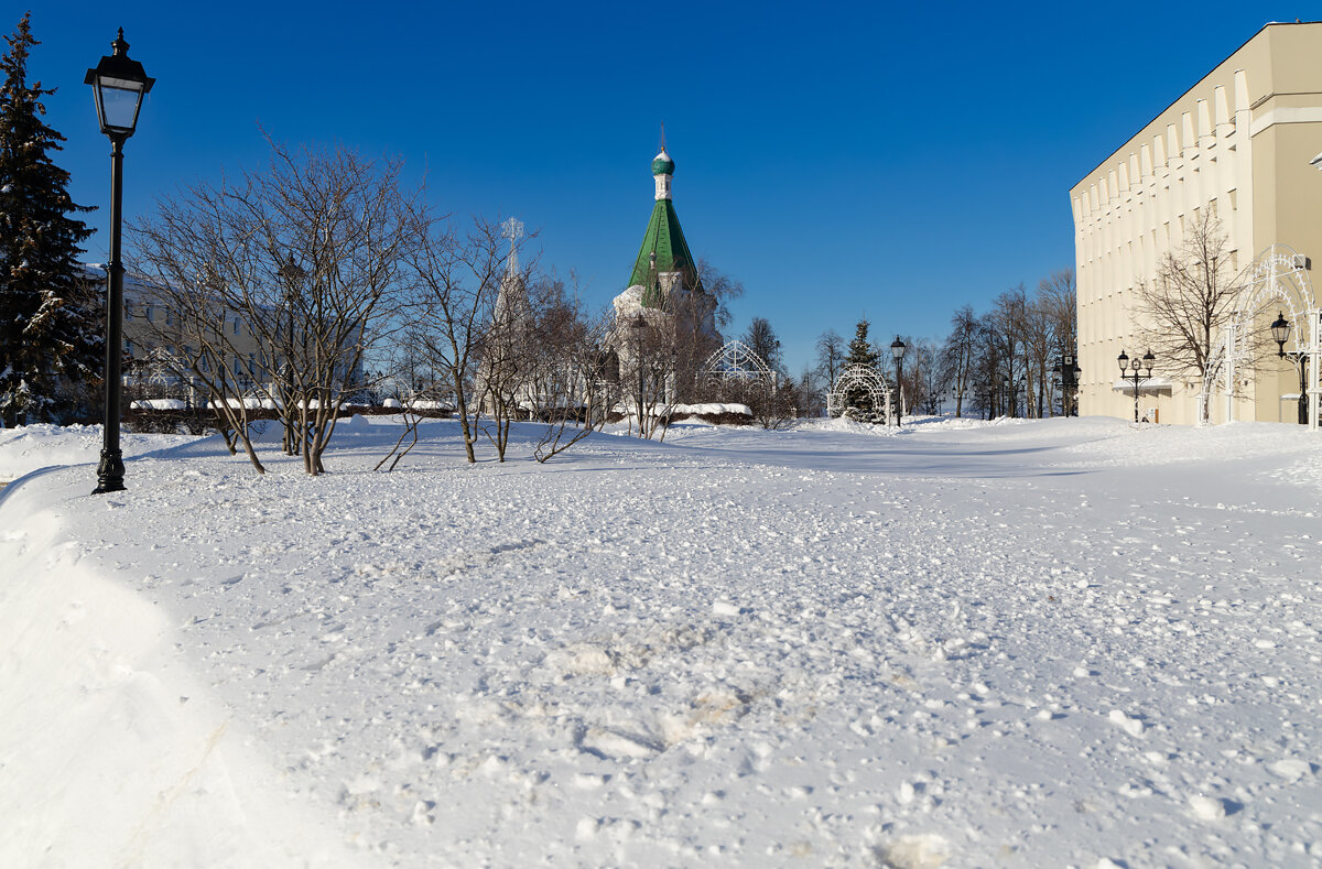 В Нижегородском Кремле зимой - Александр Синдерёв