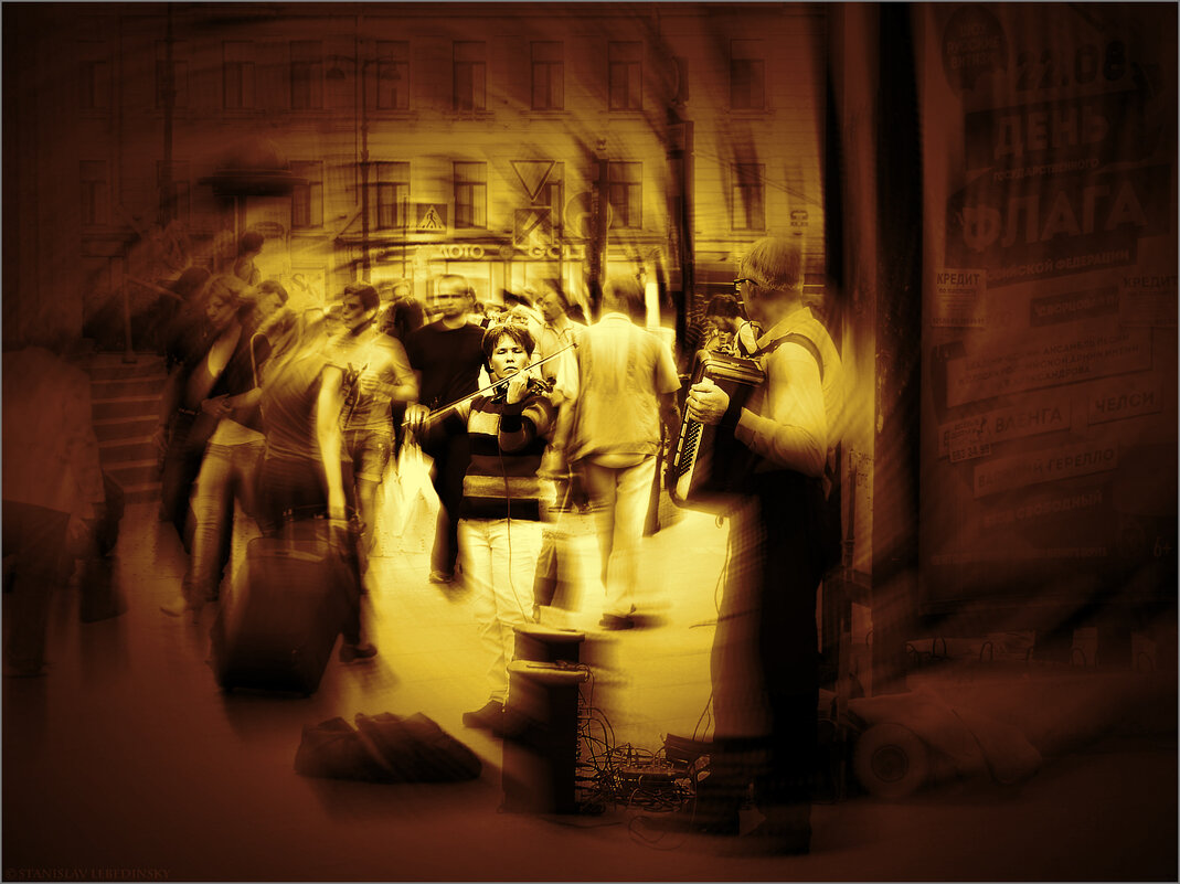 Музыканты у ст. М. Пл. Восстания - Станислав Лебединский