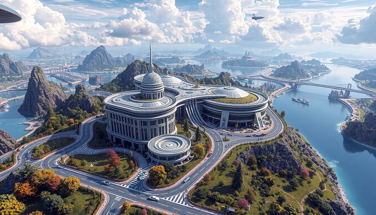 Проект. «Конец 21 века. Новые города ближайшего будущего» (14) - Игорь Питерский Проект. «Конец 21 века. Новые города ближайшего будущего» (14) - Игорь Питерский