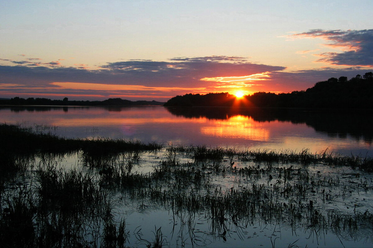Закат на реке Оке - Владимир Гришин Закат на реке Оке - Владимир Гришин