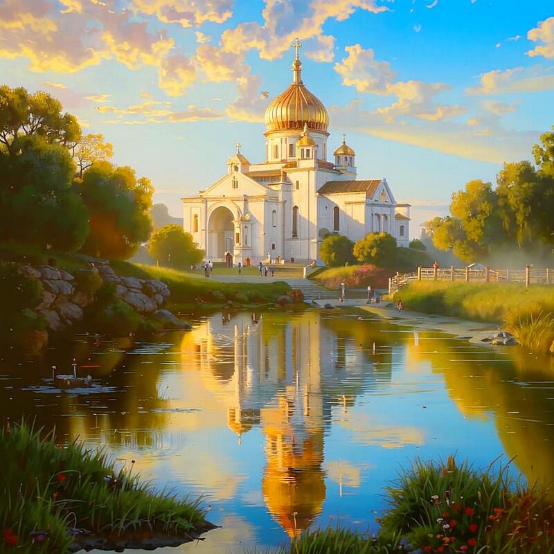 Храм на берегу реки - Наталья ***