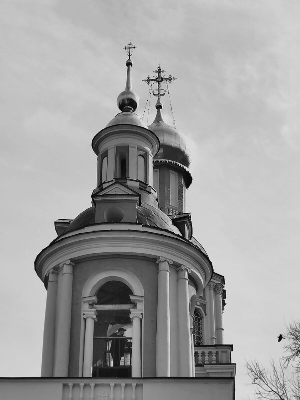 Звонарь. Черно-белая фотография. - Любимова Ольга 
