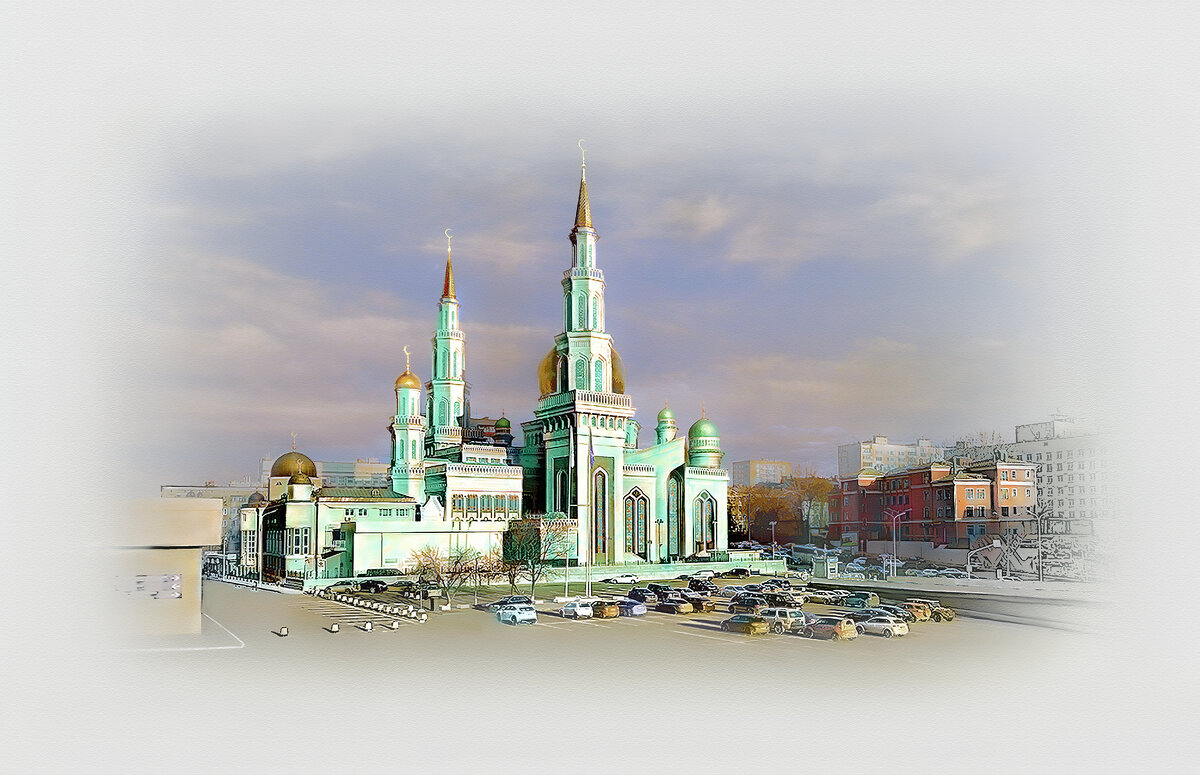 Москва. Соборная мечеть. - В и т а л и й .... Л а б з о'в