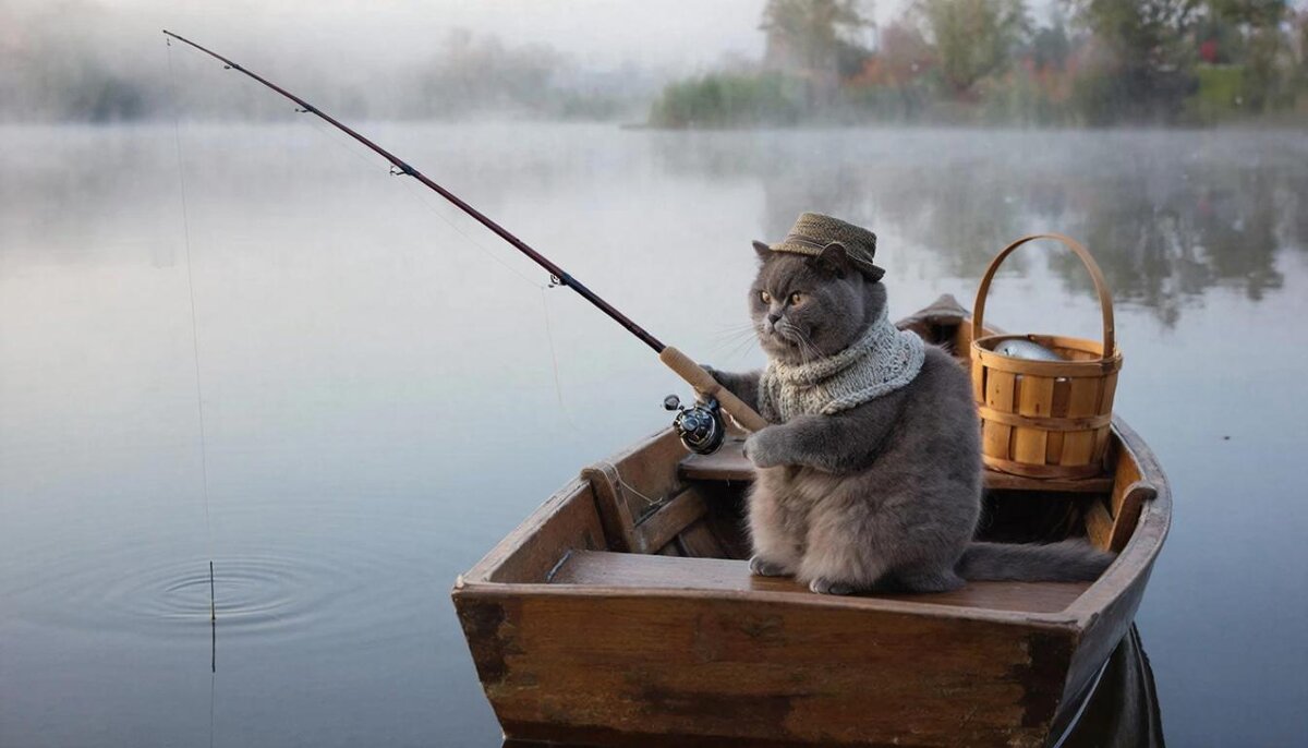 Котофеич на рыбалке - СЕРГЕЙ ФИЛОЧКИН