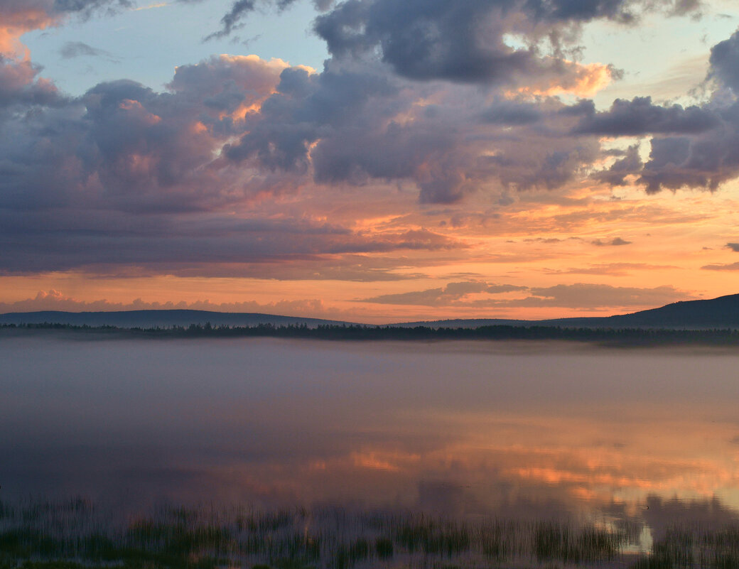 Рассветный туман над Ангарой - Сергей Шаврин