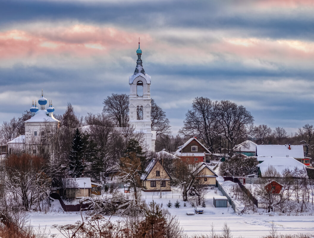 Деревенский пейзаж - Олег Подлесных