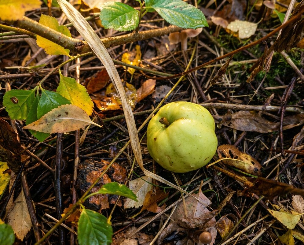 Яблоко на земле - Лилия 