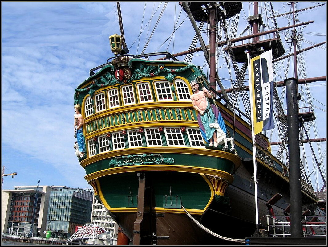 Прогулка по Амстердаму . «Амстердам» -  корабль музей - Ольга Довженко