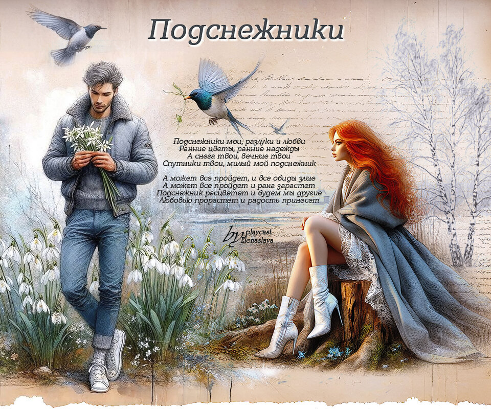 Подснежники... - elenaslava 