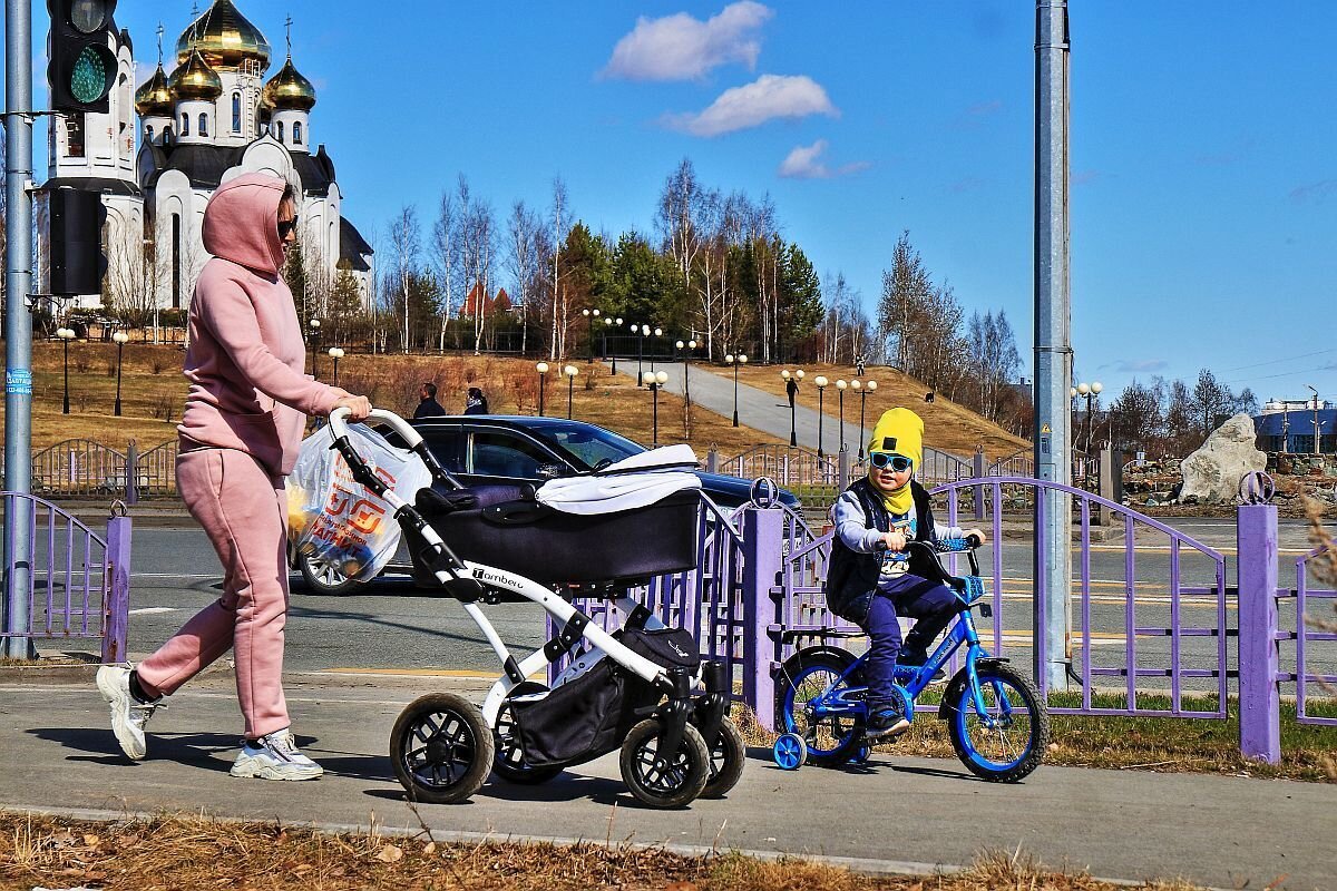 В весенний день  по Набережной с детьми! - Владимир 