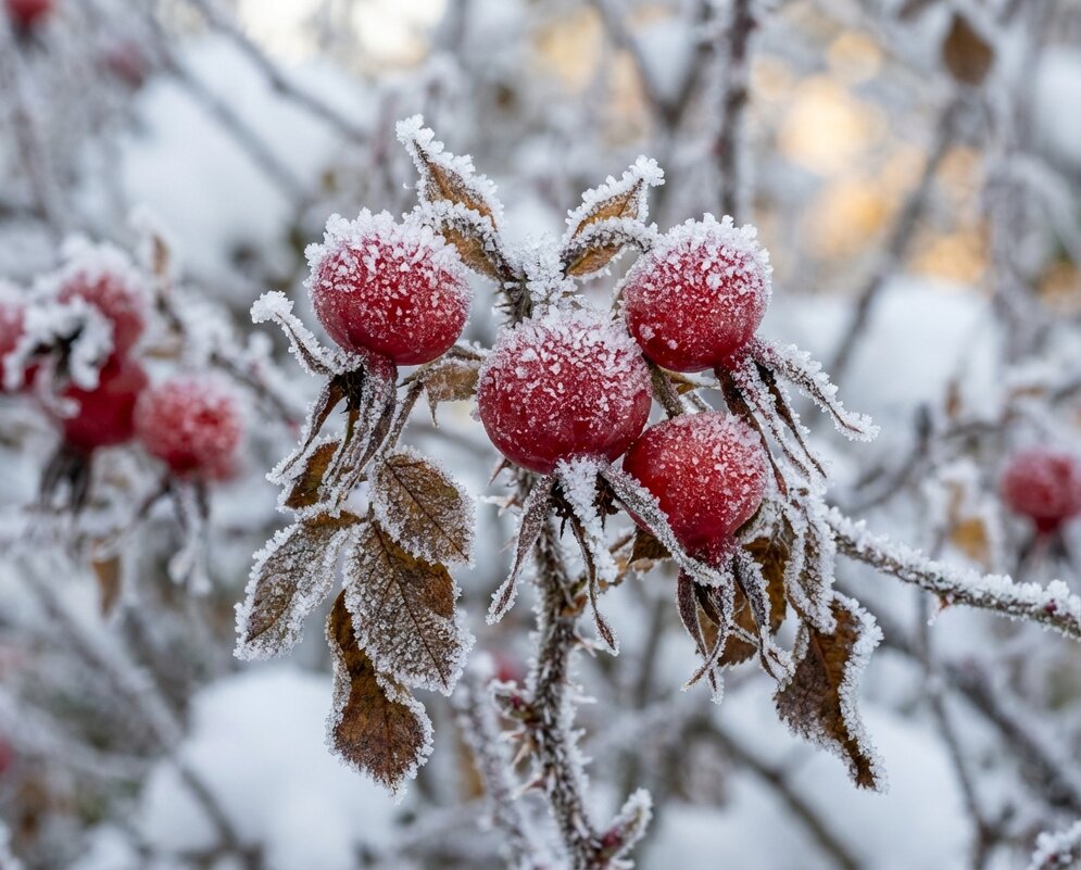 Изморозь на шиповнике - Лилия 