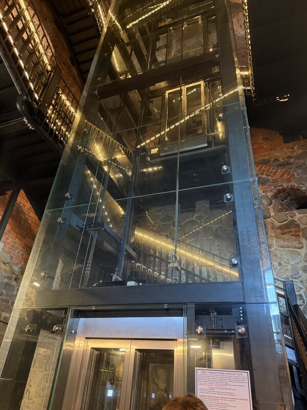 Башня Святого Олафа в Выборге. Винтовая лестница на смотровую площадку - Ирэн 