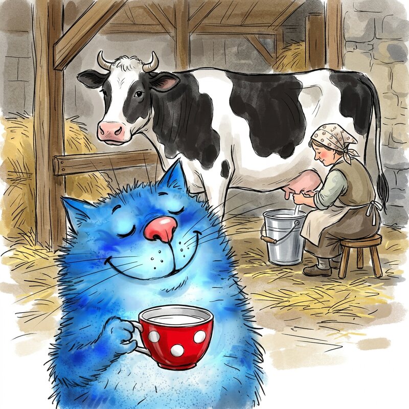 Я очень люблю молочко! А вы? - Alisia La DEMA