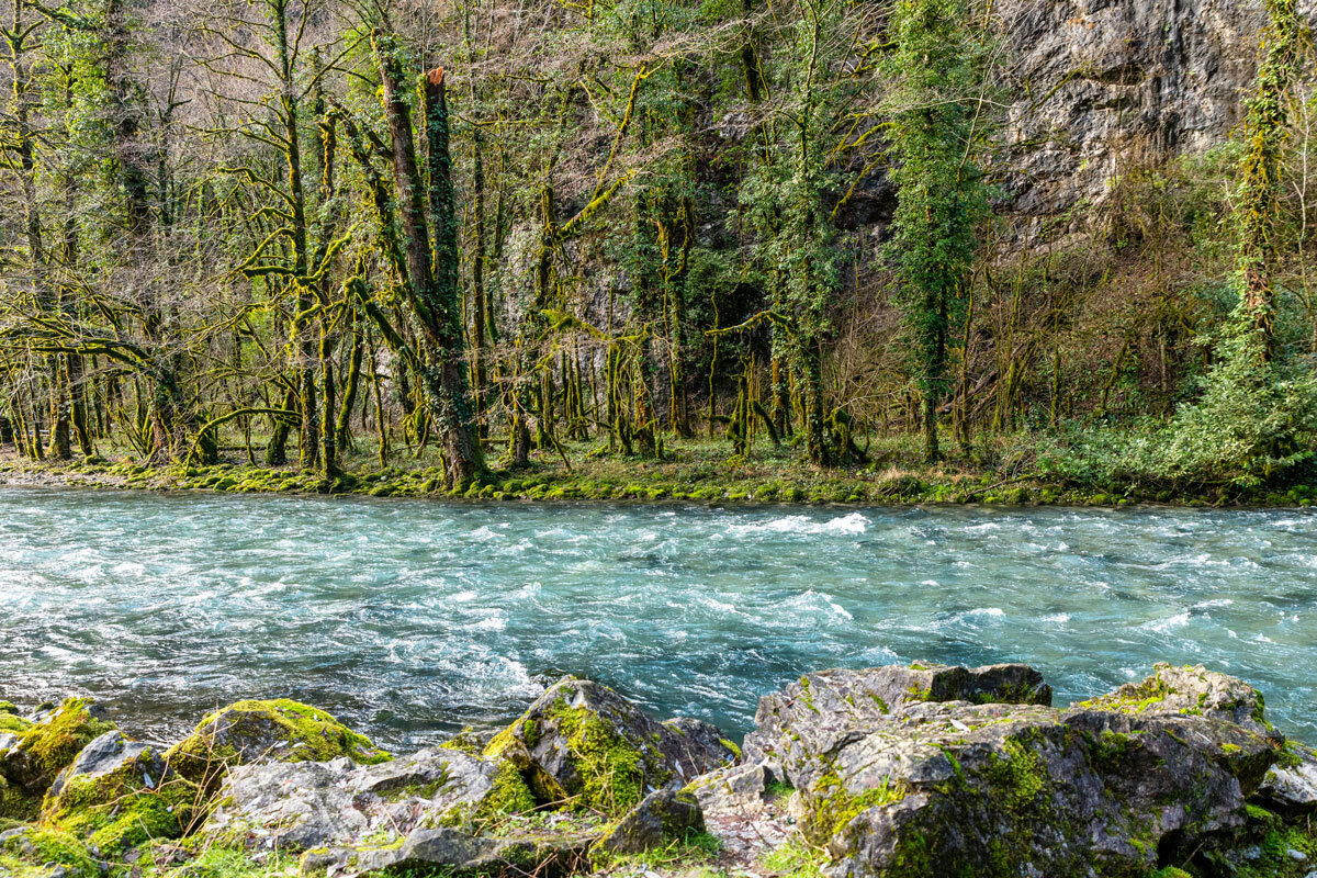 Река Юпшара. Абхазия. - Дина Евсеева