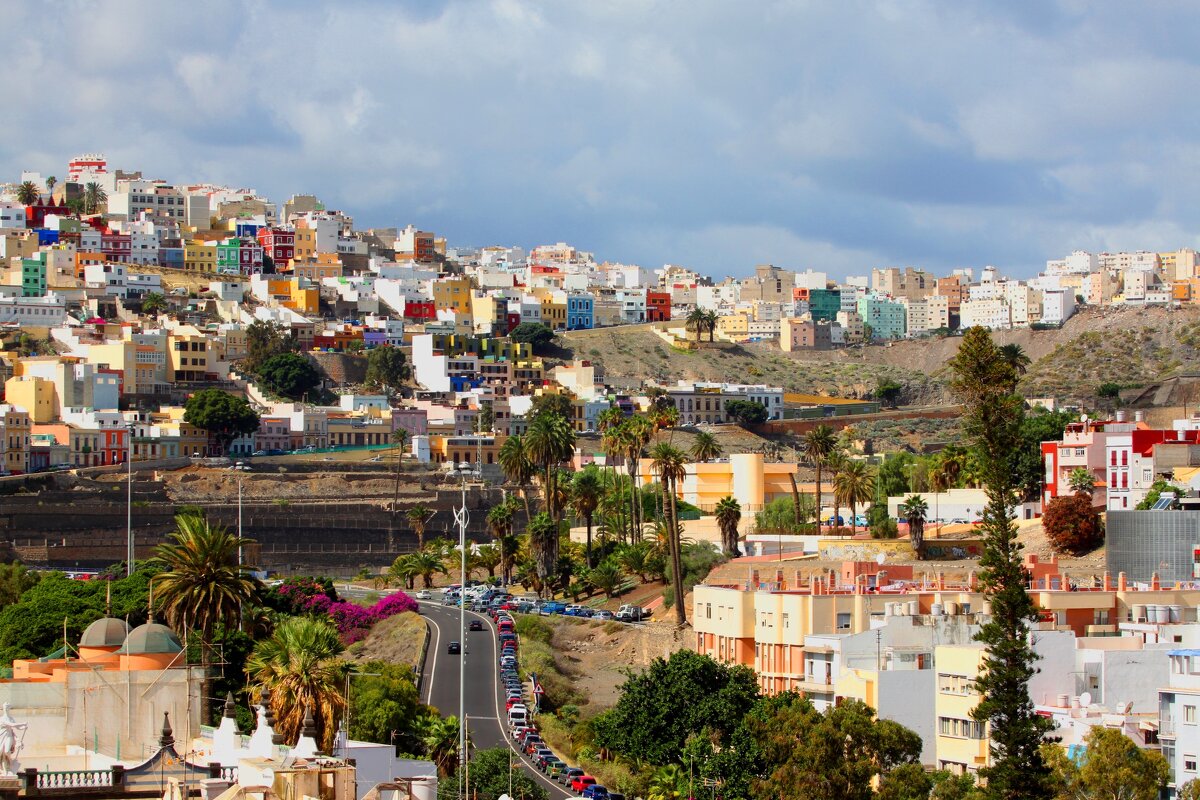 вид на Лас-Пальмас с собора Санта-Ана - Savayr 