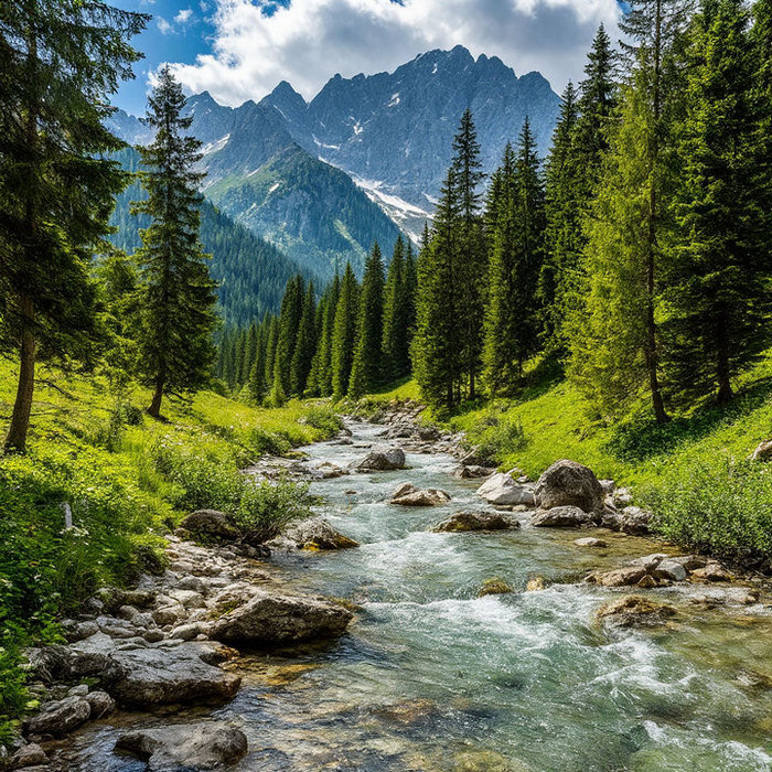 весна в горах. - Mila 