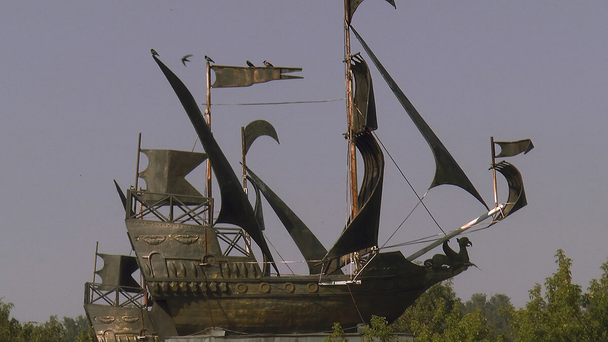 Яхрома. Фрагмент архитектуры шлюза. - Игорь Олегович Кравченко