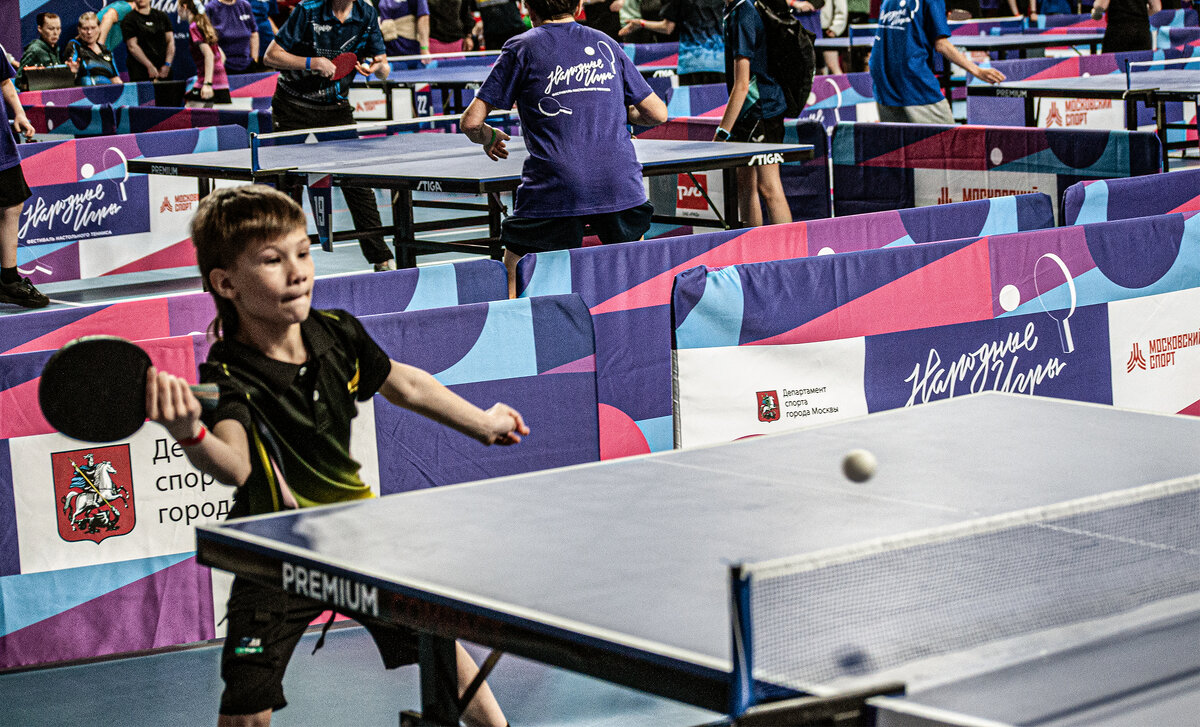 Турнир по настольному теннису в Лужниках во Дворце Дружбы. "Народные игры" 2026 - Юрий Яньков