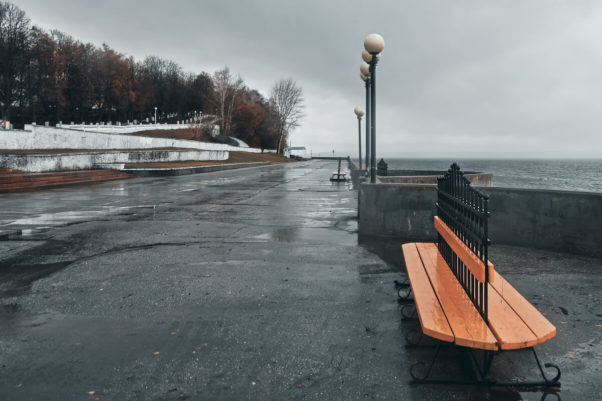 Набережная в Чебоксарах - Олег Подлесных