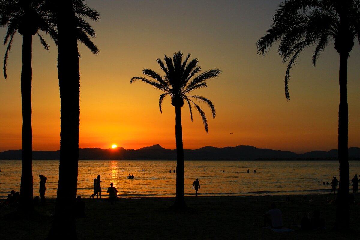 Закат в Пальме Де Майoрке - Юрий. Шмаков