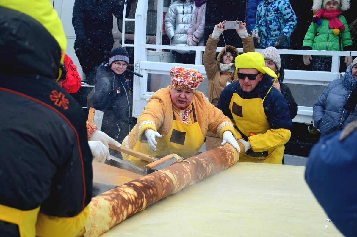 Переворачивание блина диаметром 3 метра. - Михаил К