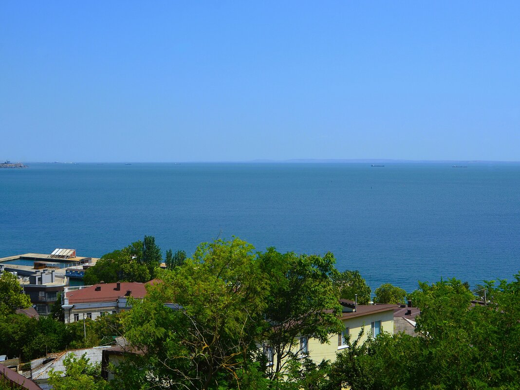 Керчь. Керченский пролив (вид с горы Митридат). - Пётр Чернега